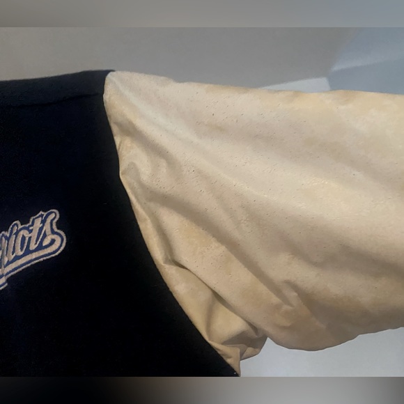 Authentic New England Patriots Wool Snap Front Letterman Jacket Youth - Picture 11 of 13